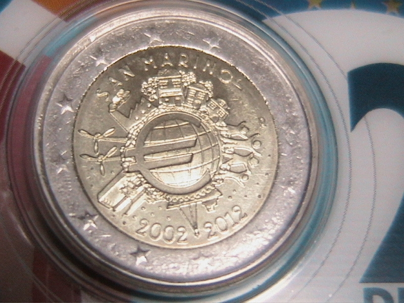 Error 2� San Marino en Blister