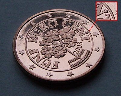 Austria 2003 Exceso metal s/c