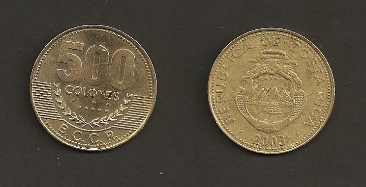 500 colones
