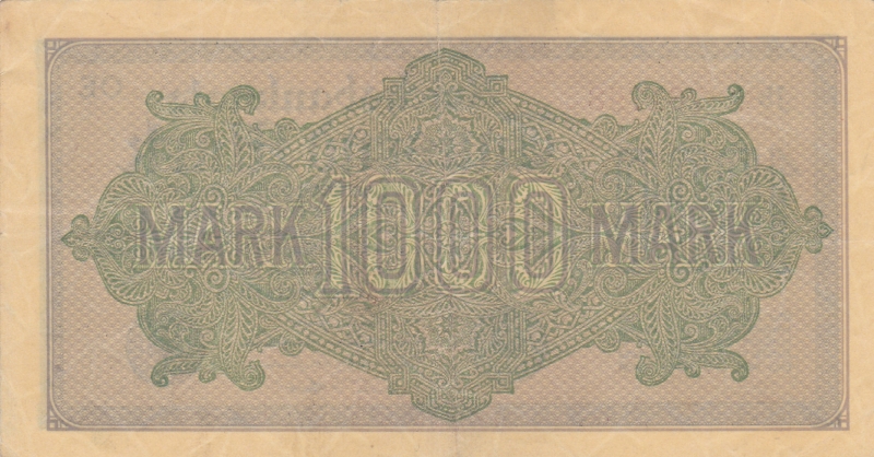 BILLETE DE ALEMANIA