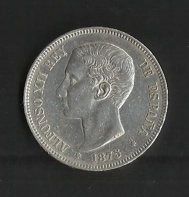 Alfonso XII / anverso / 1875