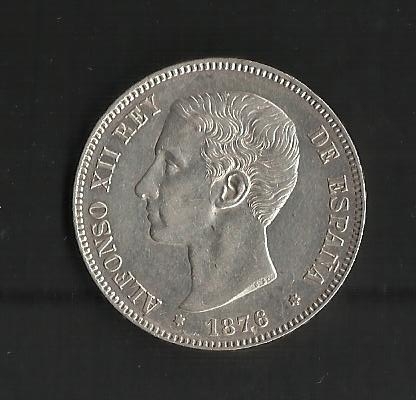 Alfonso XII / anverso / 1876