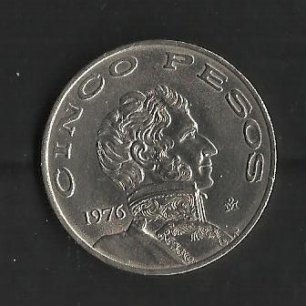 Vicente Guerrero / anverso / 1976