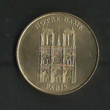 Medalla Oficial / Notre-Dame  / anverso.