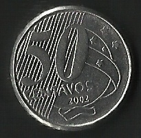 CINCUENTA CENTAVOS BRASIL (FRONTAL)