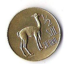 SOL DE ORO - REPUBLICA DE PERU (CARA FRONTAL)