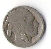 BUFALO-INDIO - USA (CARA POSTERIOR)