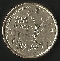 CAMINO DE SANTIAGO - PESETAS. (FRONTAL)