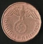 AGUILA - CRUZ EVASTICA - D. REICH. (POSTERIOR)