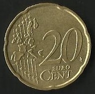 EURO CENT - UMBERTO BERLUSCONI (FRONTAL)