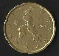 EURO CENT - UMBERTO BERLUSCONI (POSTERIOR)