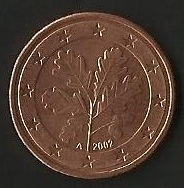EURO CENT - ALEMANIA (POSTERIOR)