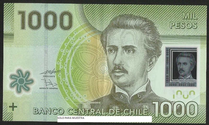 IGNACIO CARRERA PINTO -NUEVOS MIL PESOS