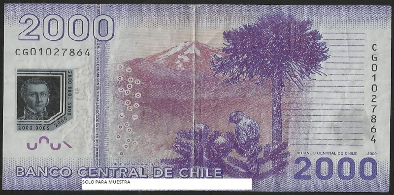 RESERVA NACIONAL NALCAS - DOS MIL PESOS