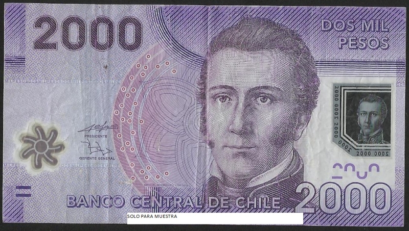 MANUEL RODRIGUEZ - DOS MIL PESOS