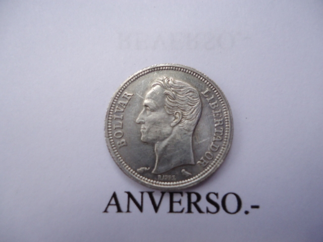 50 centimos (Medio) de Plata ley 8350. 