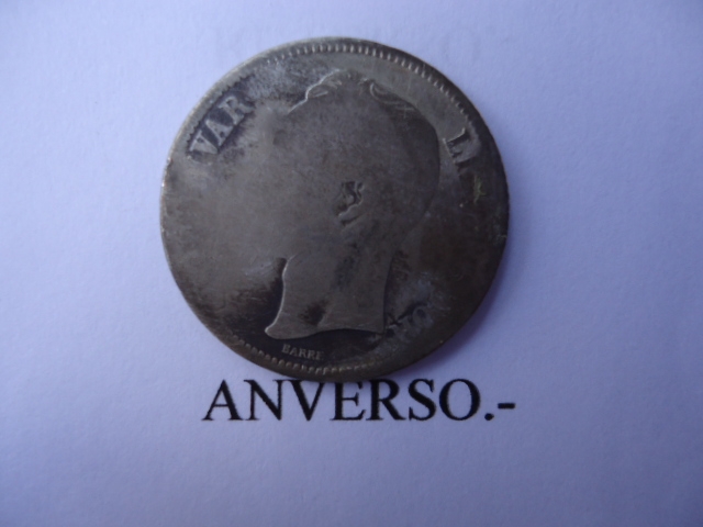 Estados Unidos de Venezuela-Sim�n Bol�var-1935-Plata ley 835.