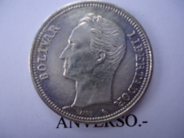 2 Bolivares de Plata Ley 835