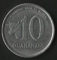 MONEDA PARAGUAY - ALIMENTOS PARA EL MUNDO (FRONTAL)