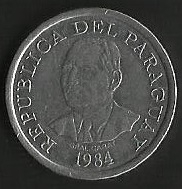 MONEDA PARAGUAY - ALIMENTOS PARA EL MUNDO (POSTERIOR)