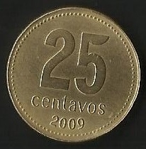 MONEDA ARGENTINA - EN UNION Y LIBERTAD (FRONTAL)