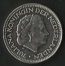 MONEDA NEDERLAND - REINA JULIANA (POSTERIOR)