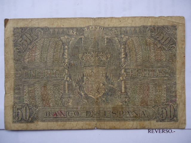 Escudo- 50 Pesetas-Banco de Espa�a- A�o 1940