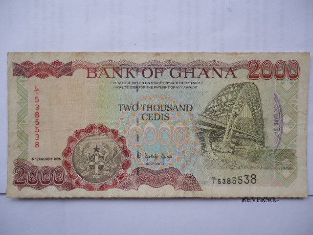 Bank of Ghana- Two Thousand Cedis.