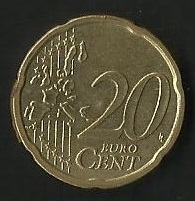 MONEDA AUSTRIA - EURO CENT (FRONTAL)