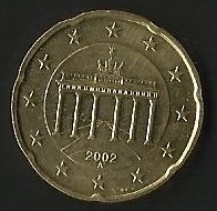 MONEDA ALEMANIA - EURO CENT (POSTERIOR)