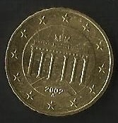 MONEDA ALEMANIA - EURO CENT (POSTERIOR)