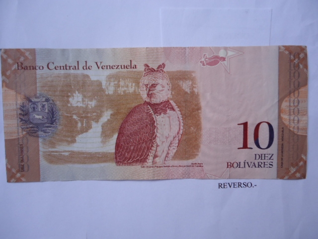 Banco Central de Venezuela- Aguila Arp�a y el Parque Nacional de Canaima.