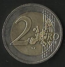 MONEDA DOS EUROS - FRONTAL