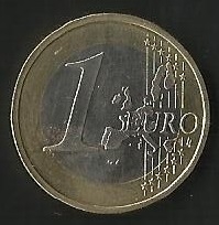 MONEDA UN EURO - FRONTAL