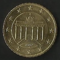 MONEDA CINCUENTA EURO CENT - POSTERIOR