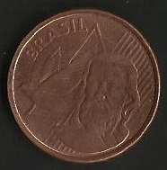 MONEDA BRASIL - TIRADENTES- POSTERIOR