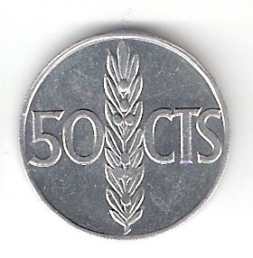 50 cts pta Franco 1966 Espiga BC