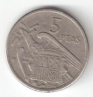 5 ptas Franco 1957 (*1964) BC