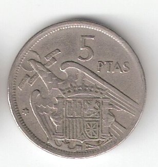 5 ptas Franco 1957 (*1969) BC