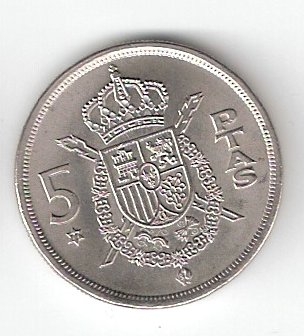 5 ptas Juan Carlos I 1975 (*1977) EBC