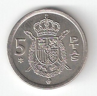 5 ptas Juan Carlos I 1975 (*1980) EBC