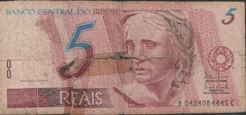 Billete 5 reales