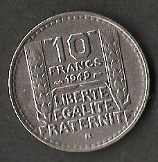 LIBERTE EGALITE FRATERNITE 1943 (FRONTAL)