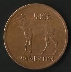 ALCE - OLAV V.R NORUEGA 1964 (FRONTAL)