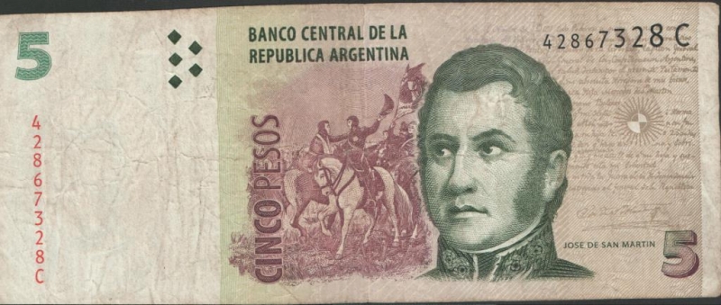 BILLETE 5 PESOS