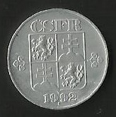 MONEDA REP. CHECA Y ESLOV. (POSTERIOR)
