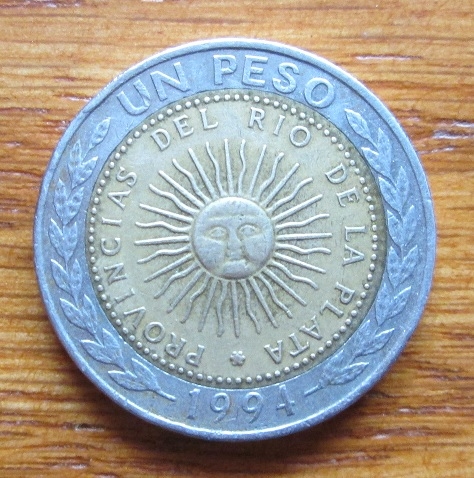 NUEVO PESO ARGENTINO- (ANVERSO)