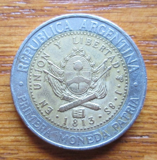NUEVO PESO ARGENTINO- (REVERSO)