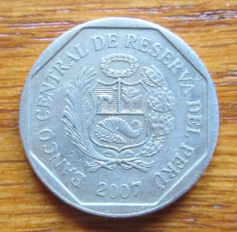 MONEDA REPUBLICA DE PERU - ( REVERSO )