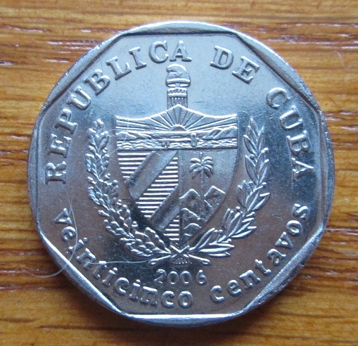 MONEDA DE CUBA - TRINIDAD - ( REVERSO)